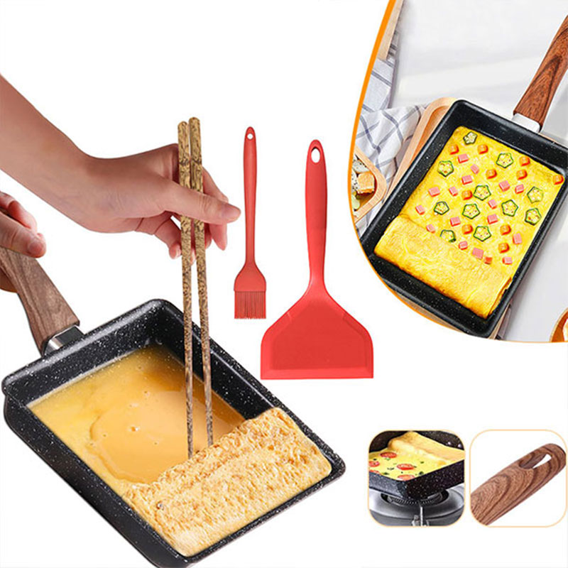 Mini Pancake Griddle - Tamagoyaki Japanese Omelette Pan Nonstick Egg