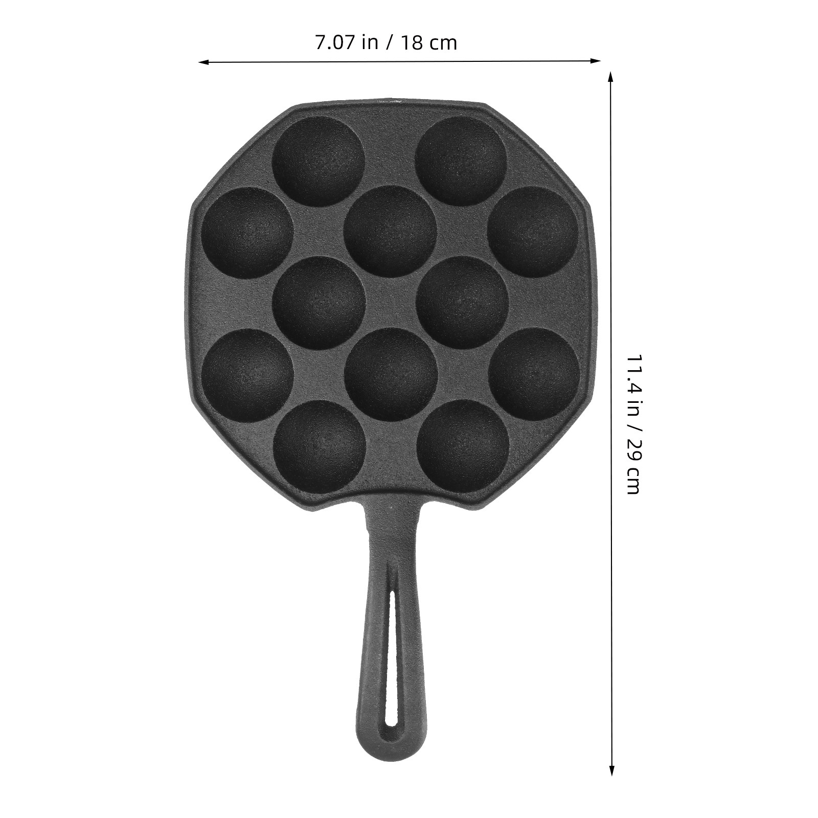 12 Molds Takoyaki Pan Cast Iro - đánh giá và giá Takoyaki Grill Plate