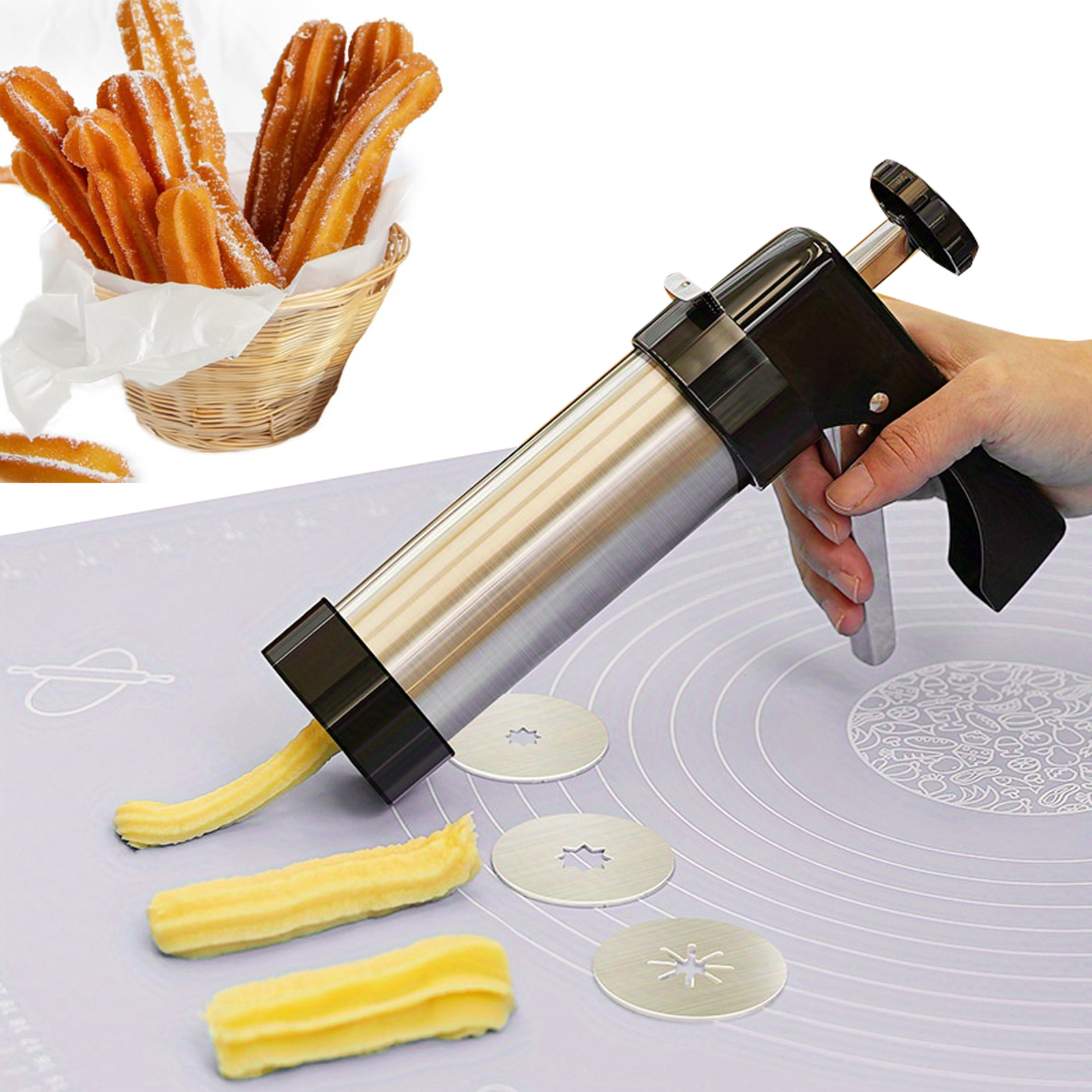Traditional Churro Maker Machi - đánh giá và giá Churros Maker Gun