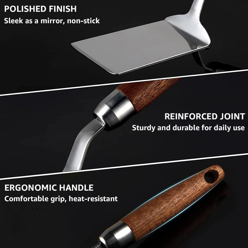Stainless Steel Spatula with W - đánh giá và giá Okonomiyaki Spatula
