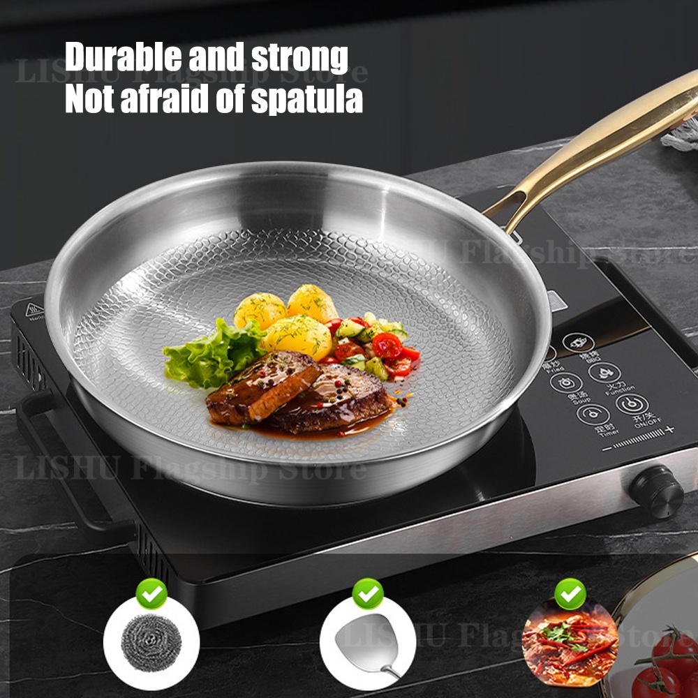 22/24/26/28/30cm Titanium Stai - đánh giá và giá Egg Waffle Pan