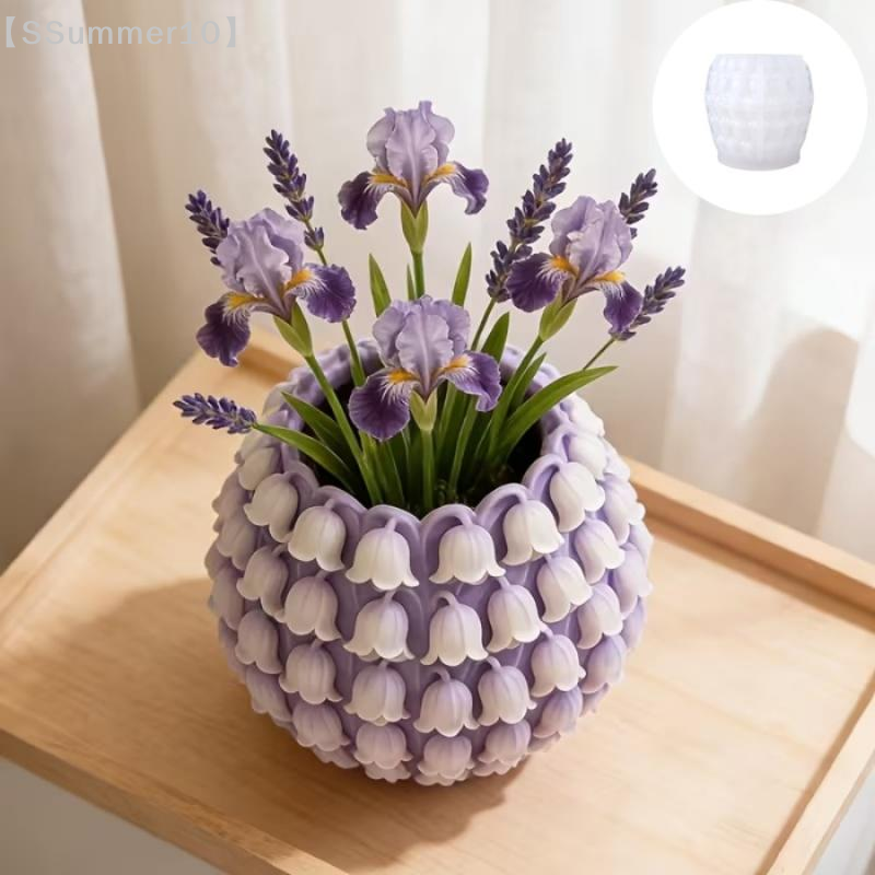 【SSummer10】3D Lily Valley Flow - đánh giá và giá Potsticker Mold