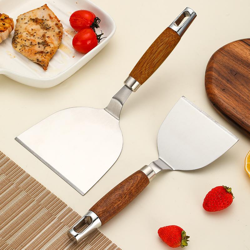 Stainless Steel Square Head St - đánh giá và giá Okonomiyaki Spatula