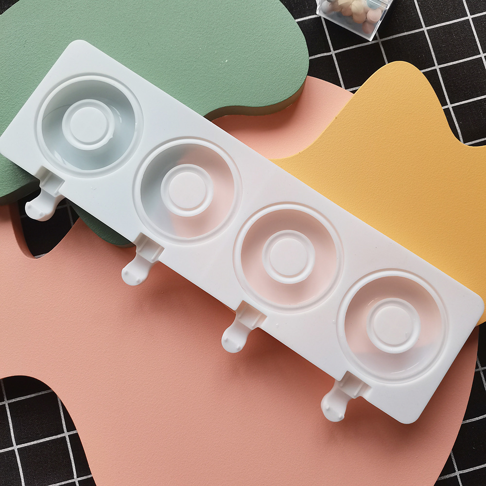 Large Donut 4 Cavity Ice Cream - đánh giá và giá Donut Mold Silicone