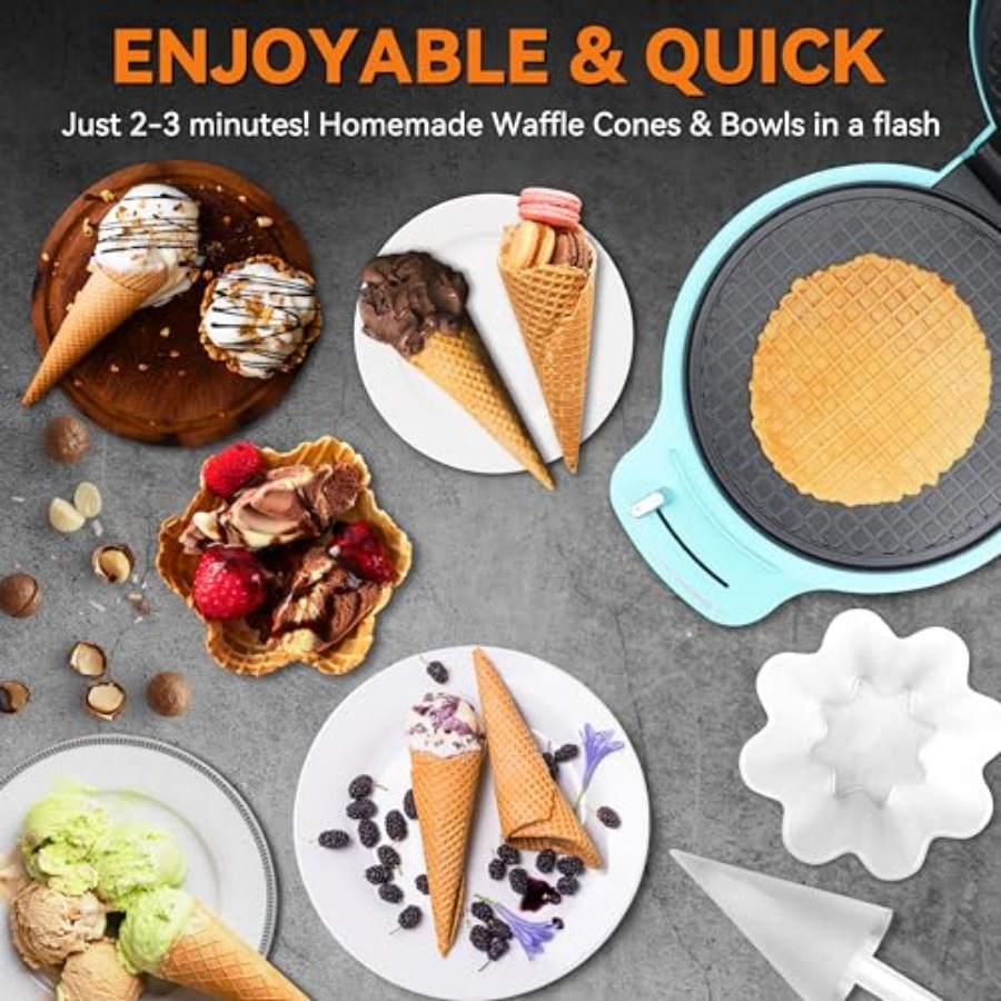 Waffle Cone Maker Machine with - đánh giá và giá Waffle Cone Maker