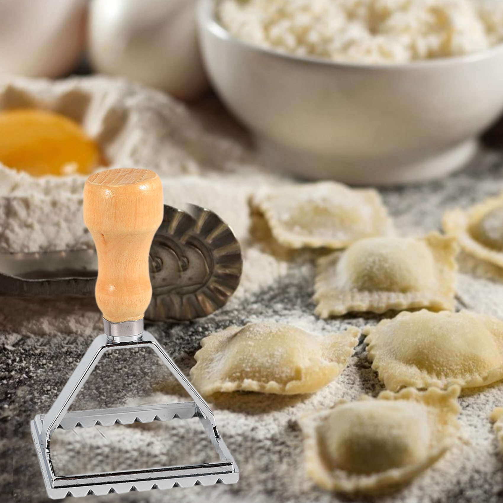 A11I Ravioli Maker Cutter Stam - đánh giá và giá Dumpling Press Set