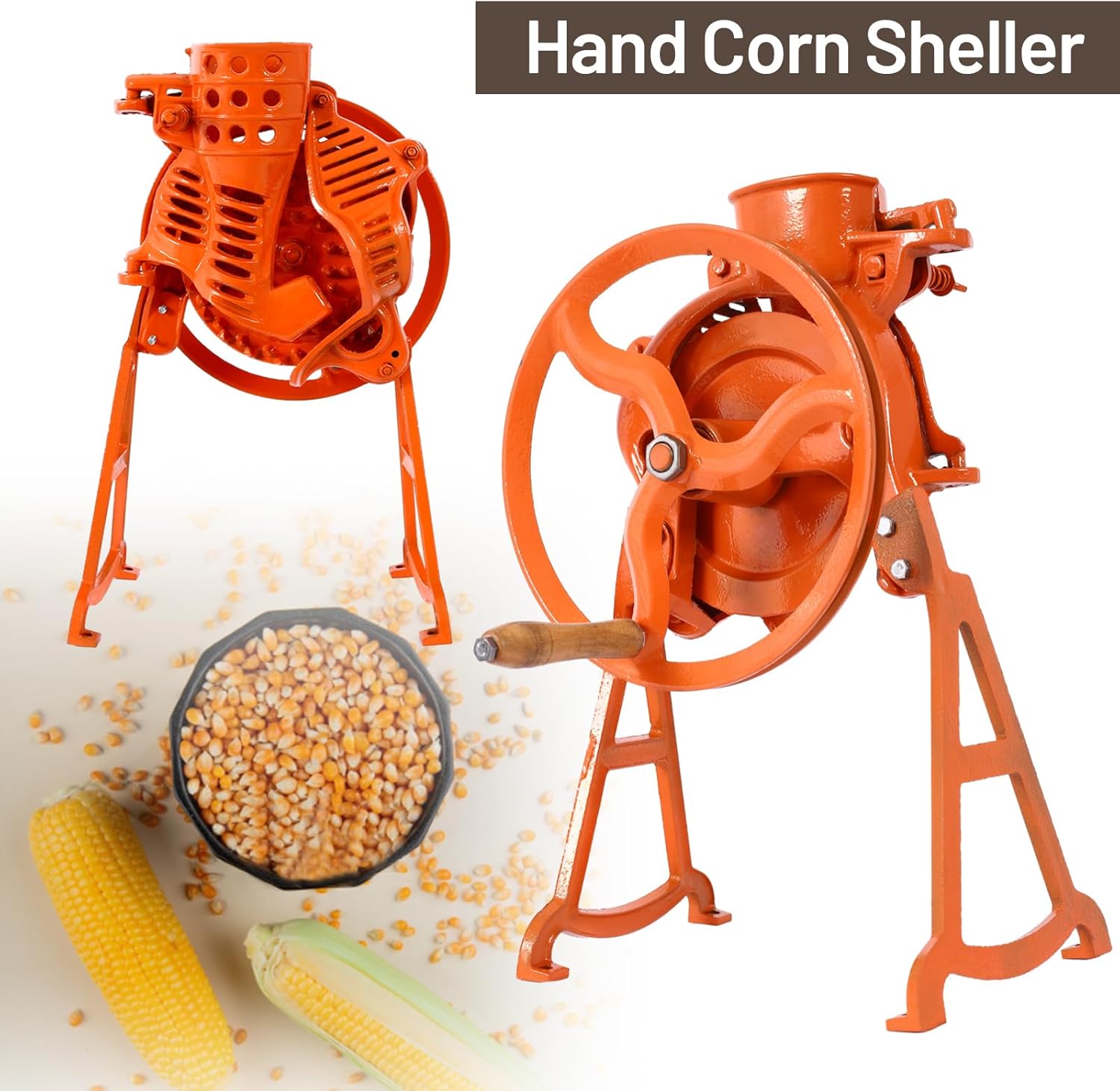Manual Hand Corn Sheller Heavy - đánh giá và giá Cast Iron Corn