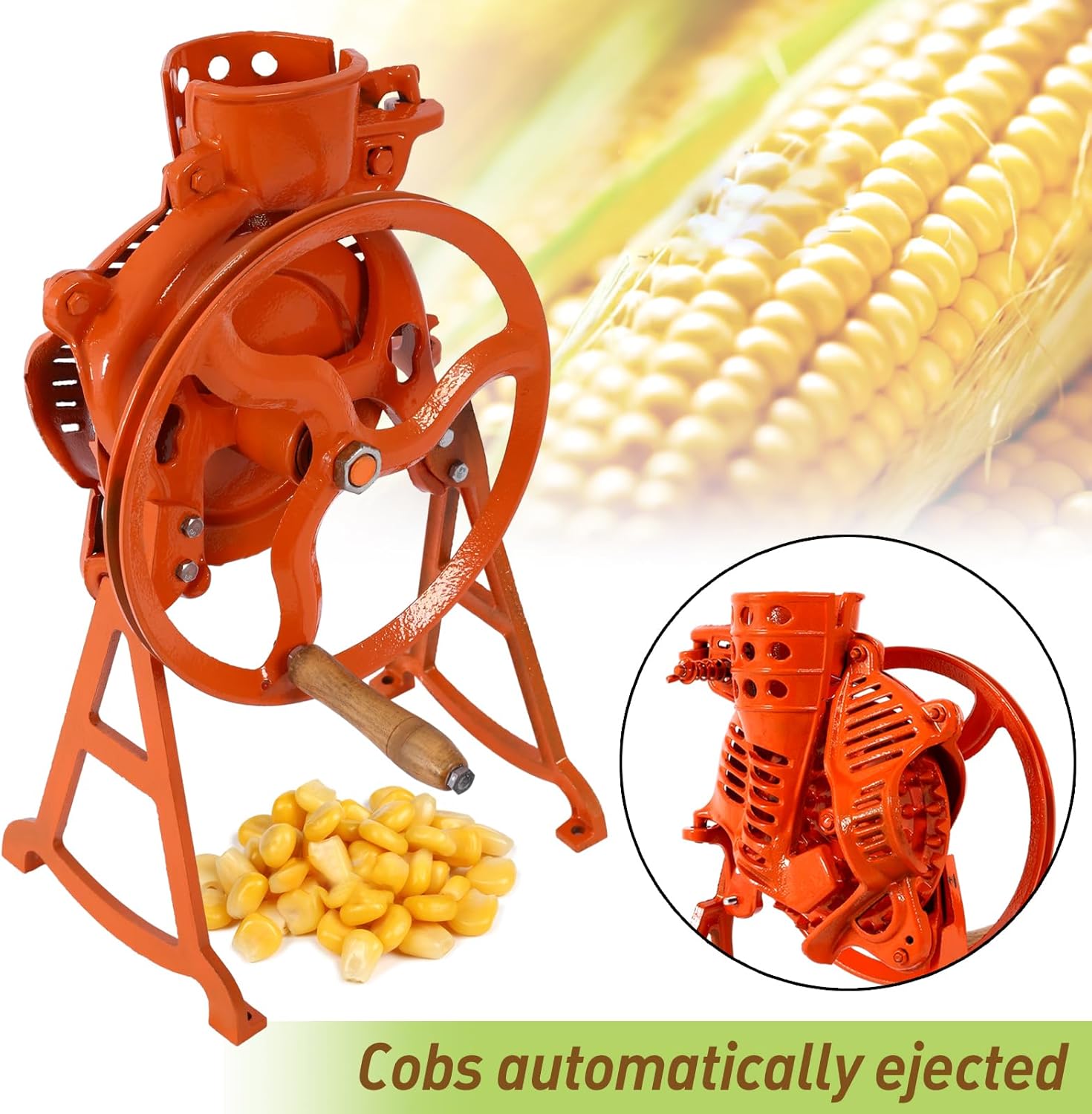 Manual Hand Corn Sheller Heavy - đánh giá và giá Cast Iron Corn