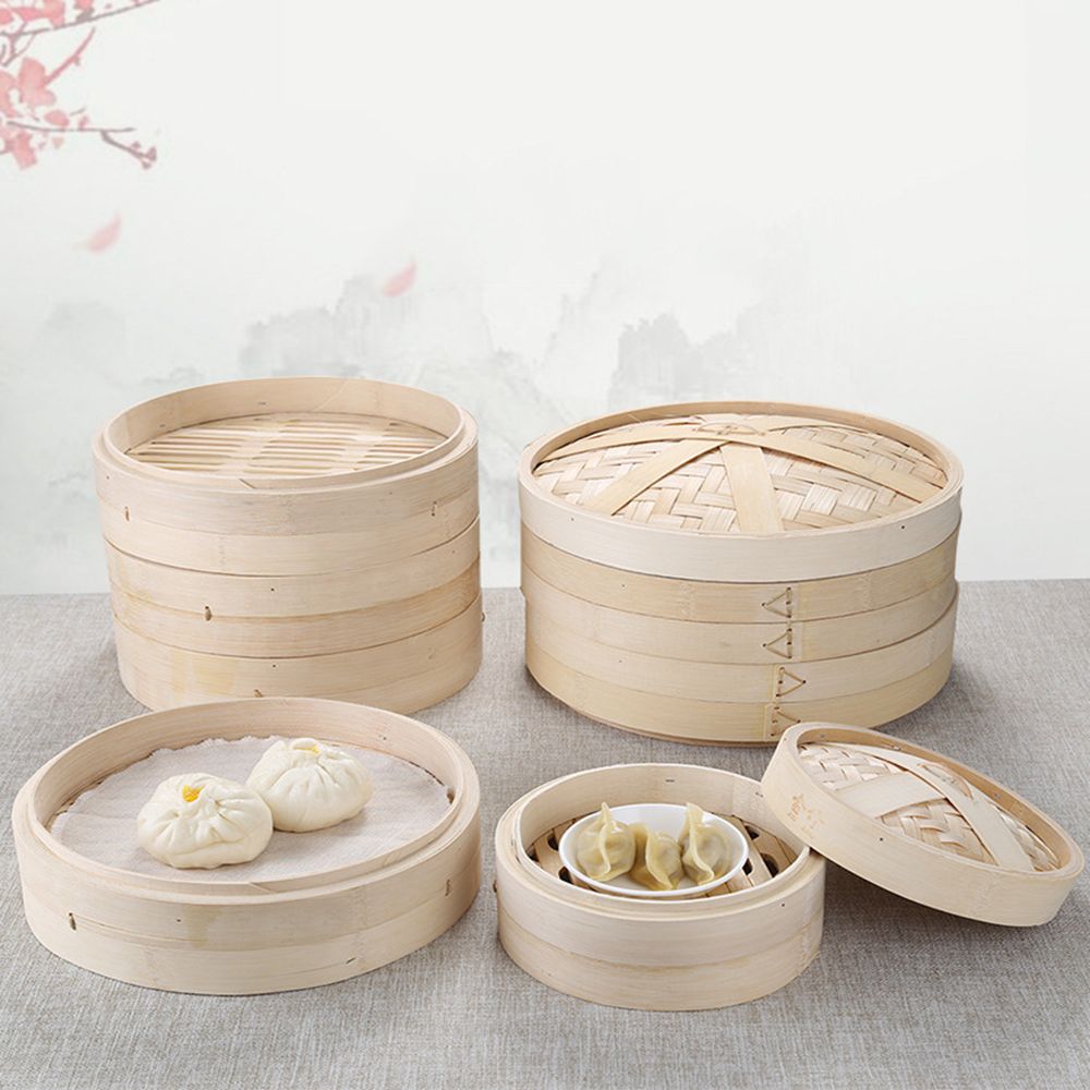 Makes Tasty Bao Buns Kitchen T - đánh giá và giá Bao Steamer Bamboo