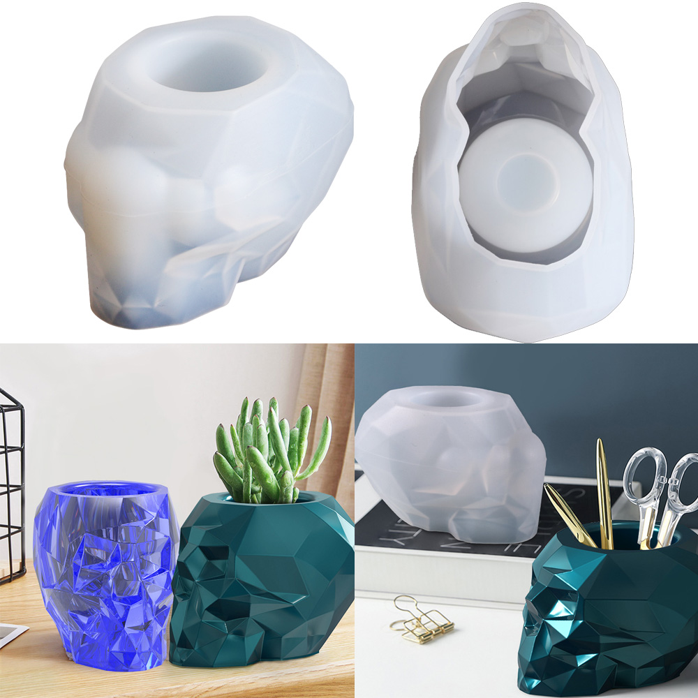 Skull Shape Mold Pen Holder Si - đánh giá và giá Potsticker Mold