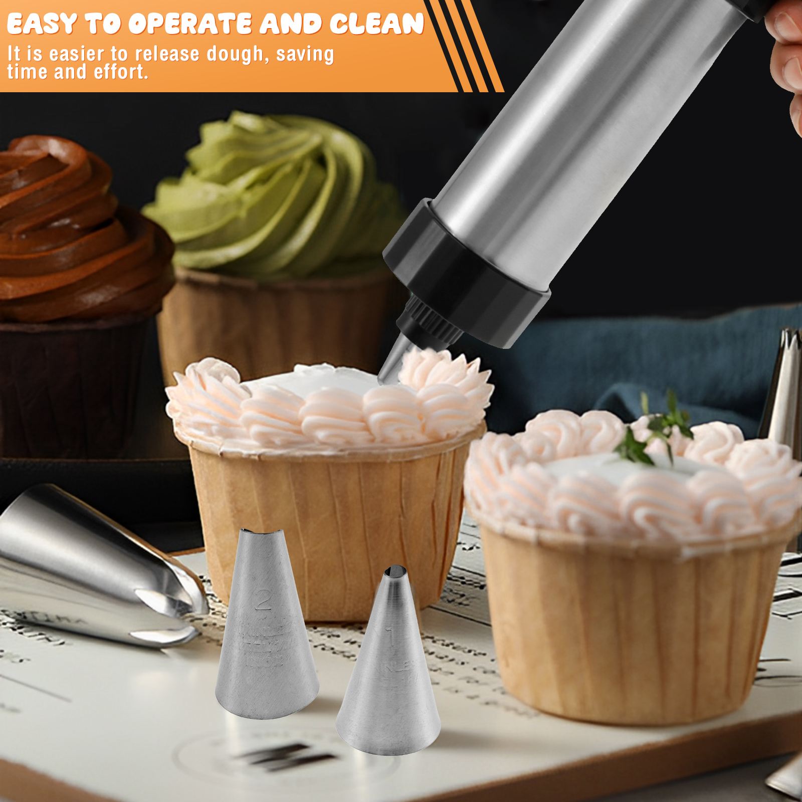 Stainless Steel Cookie Gun Chu - đánh giá và giá Churros Maker Gun