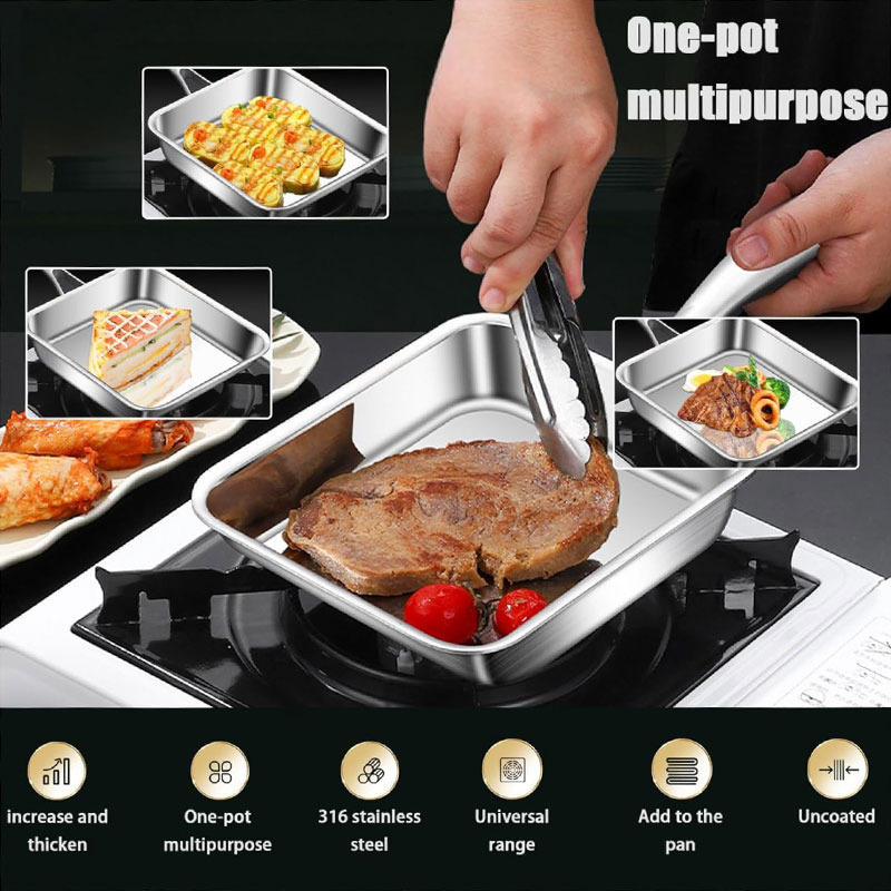Stainless Steel Japanese Omele - đánh giá và giá Egg Waffle Pan