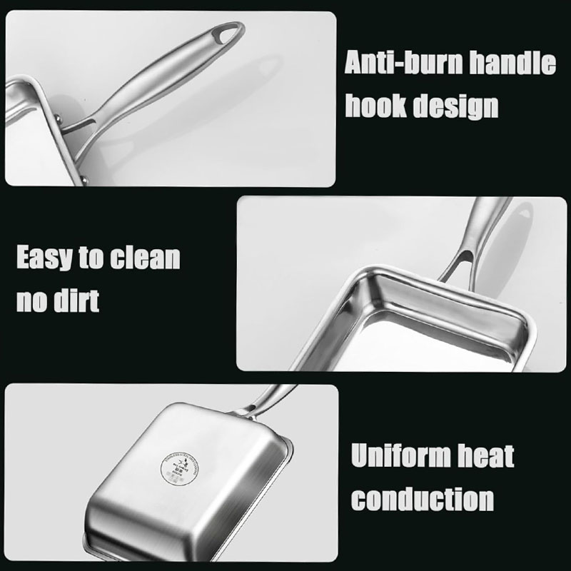 Stainless Steel Japanese Omele - đánh giá và giá Egg Waffle Pan