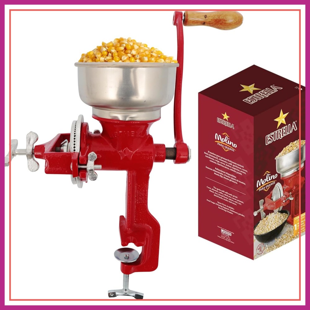 Manual Corn Grain Grinder Cast - đánh giá và giá Cast Iron Corn