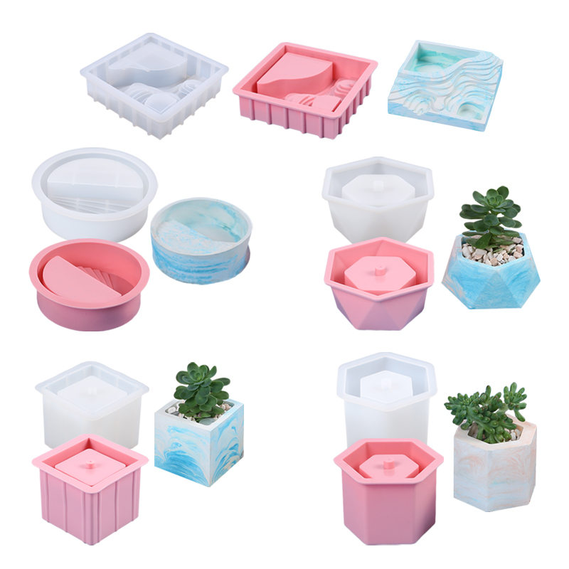 Succulent Flowerpot Silicone M - đánh giá và giá Potsticker Mold