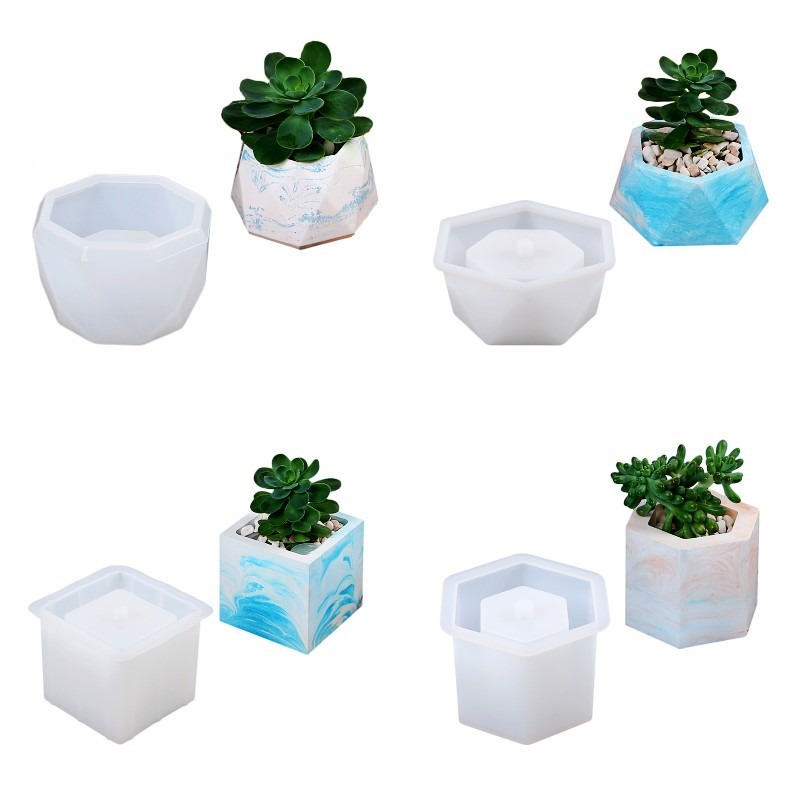 Succulent Flowerpot Silicone M - đánh giá và giá Potsticker Mold