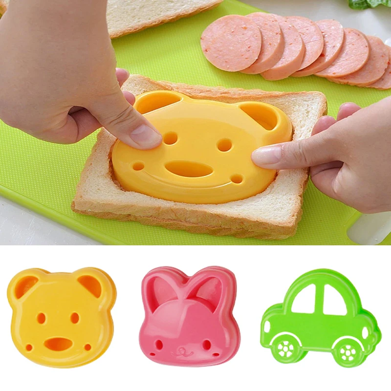 2pcs Sandwich Mould Bear Cat R - đánh giá và giá Bunny Cake Mold