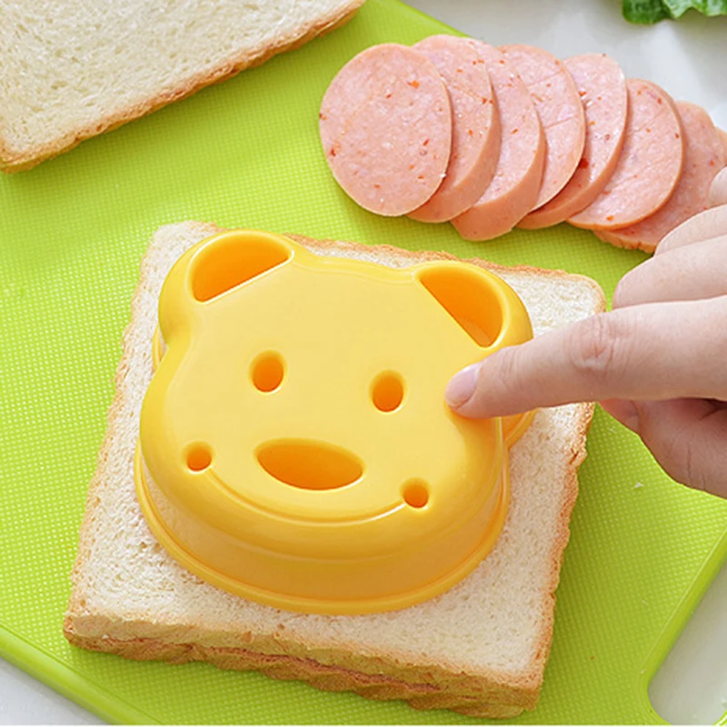 2pcs Sandwich Mould Bear Cat R - đánh giá và giá Bunny Cake Mold