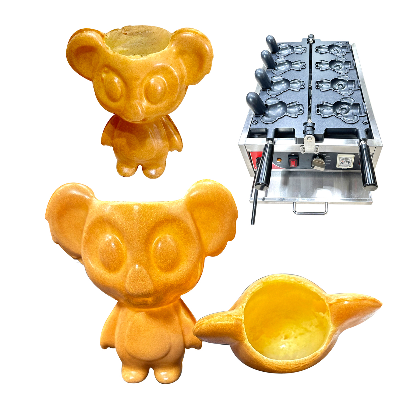 Small Business Koala Waffle Co - đánh giá và giá Waffle Cone Maker