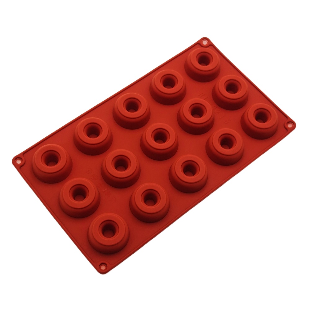 Hot Selling 15 Hole Wine Vorte - đánh giá và giá Donut Mold Silicone