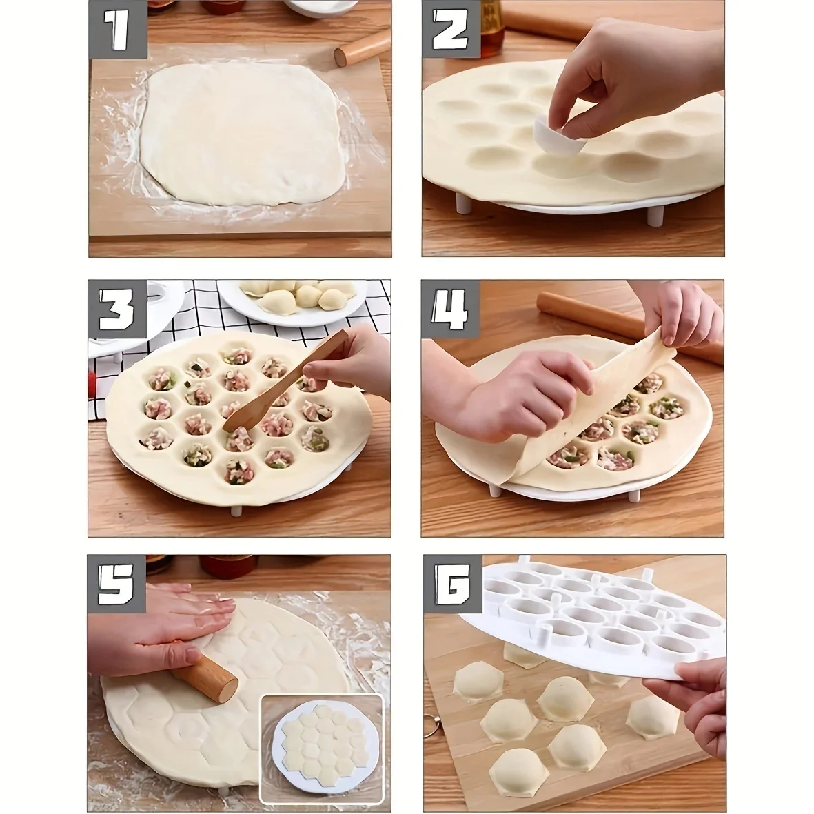1pc-Simple Chinese Dumplings M - đánh giá và giá Dumpling Press Set