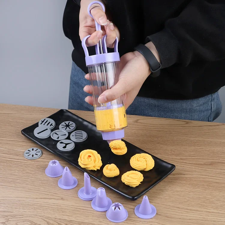 DIY Manual Cookie Press Maker  - đánh giá và giá Churros Maker Gun