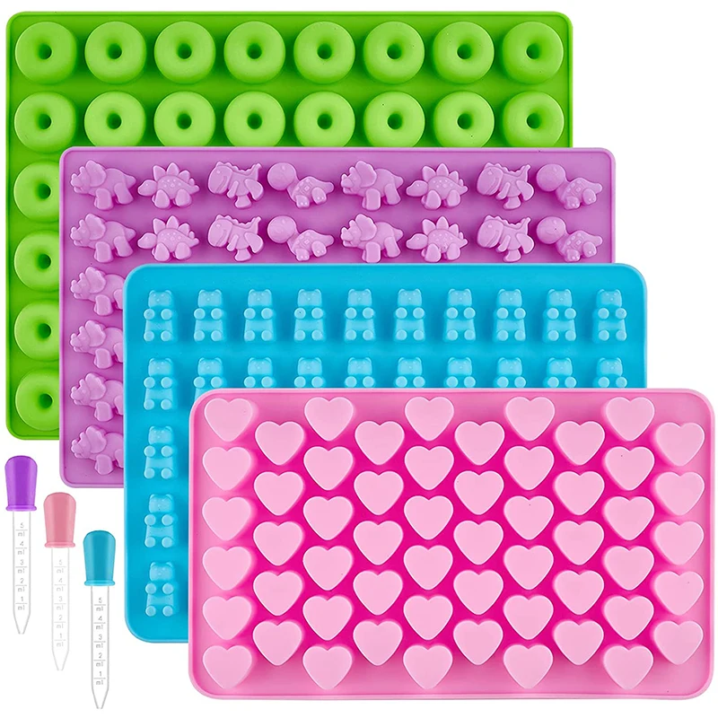 Gummy Bear Molds Silicone Mini - đánh giá và giá Donut Mold Silicone
