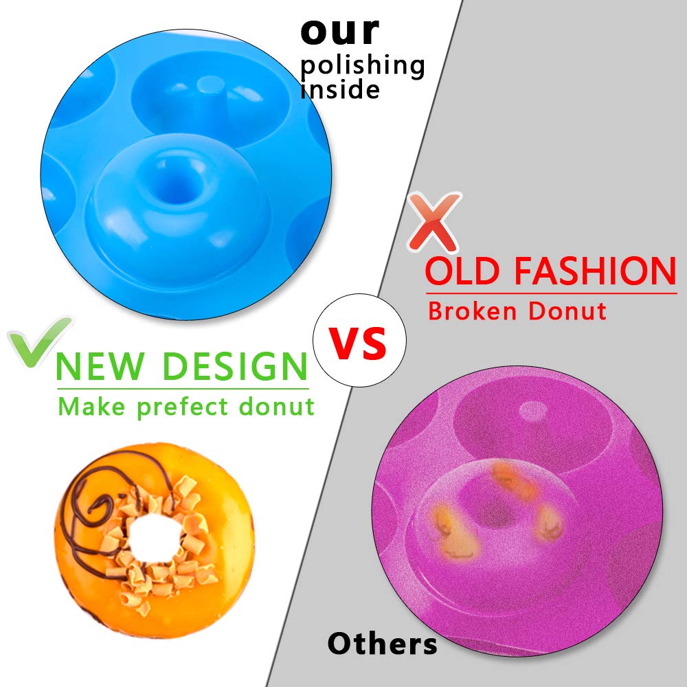 6 Holes Silicone Donut Mold Ba - đánh giá và giá Donut Mold Silicone