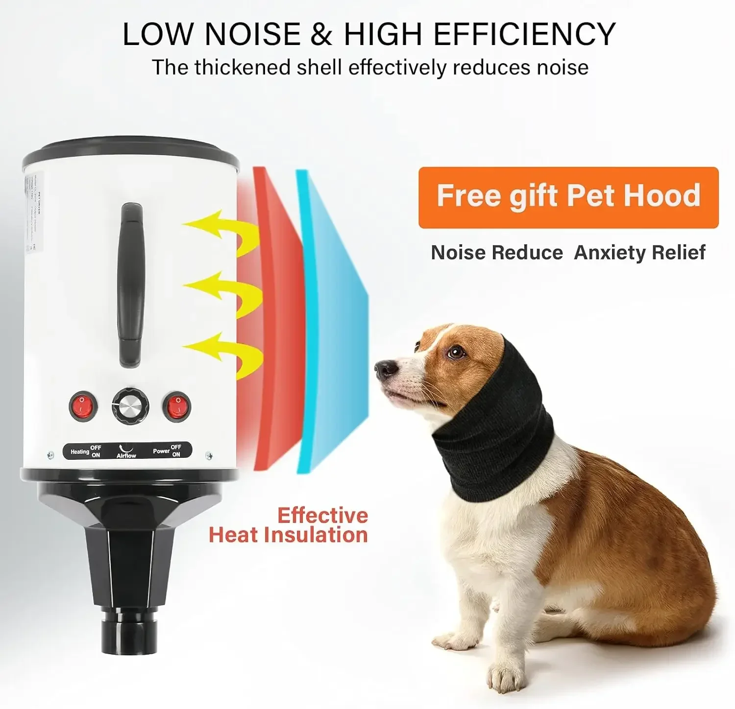 2800W Pet Hair Dryer for Dogs  - đánh giá và giá Hot Dog Press