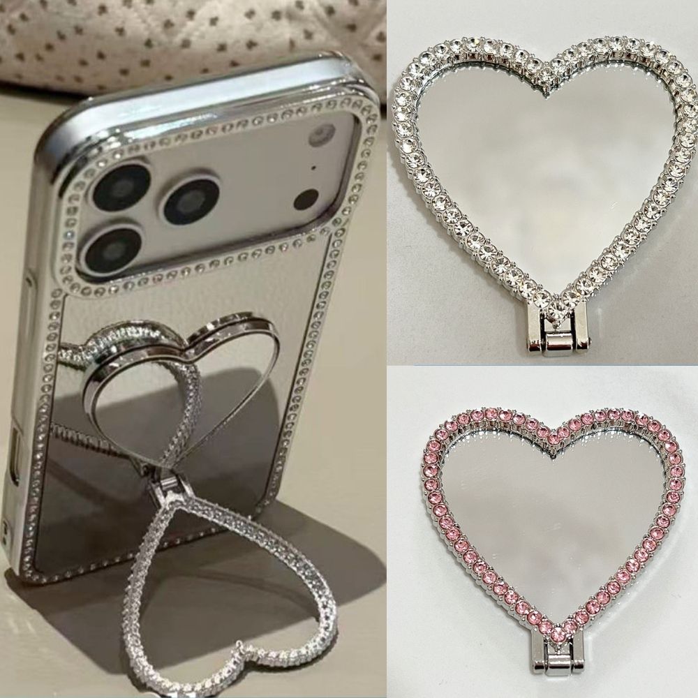 Bling Diamond Heart Phone Stan - đánh giá và giá Taco Stand Holder