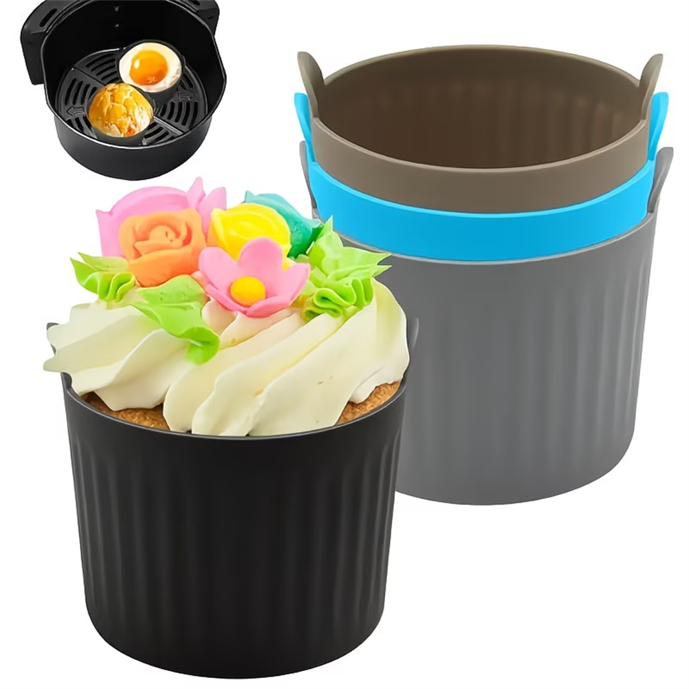 New air fryer baking cup silic - đánh giá và giá Egg Waffle Pan