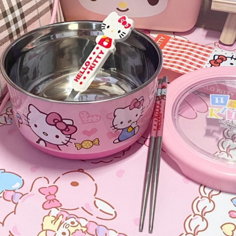 Cute Hello Kitty Stainless Ste - đánh giá và giá Dim Sum Basket