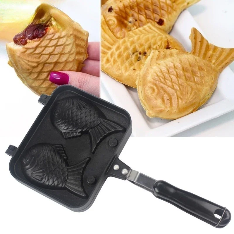 Kitchen Japanese Taiyaki Doubl - đánh giá và giá Egg Waffle Pan