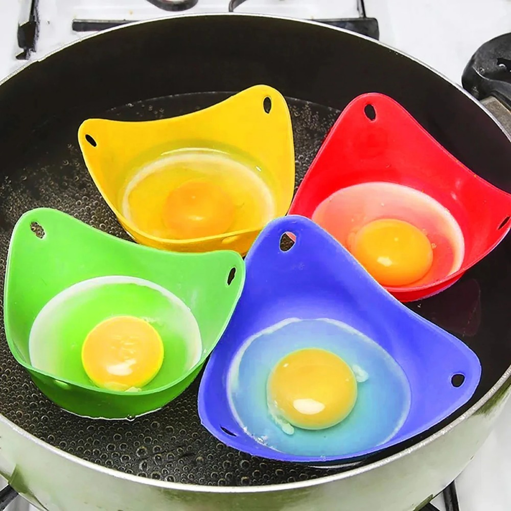 4Pcs Random Colors Egg Poacher - đánh giá và giá Egg Waffle Pan