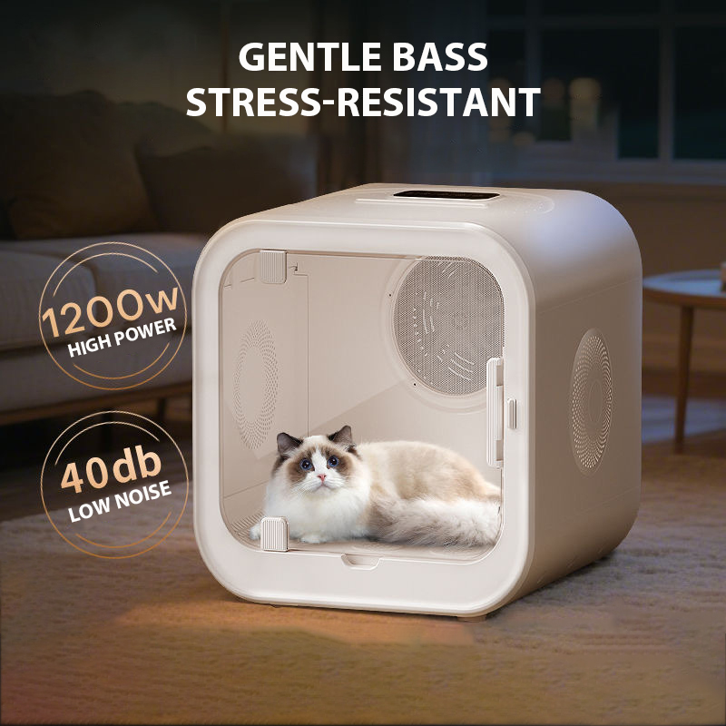 Ultra Quiet Pet Dryer Box, Por - đánh giá và giá Hot Dog Press
