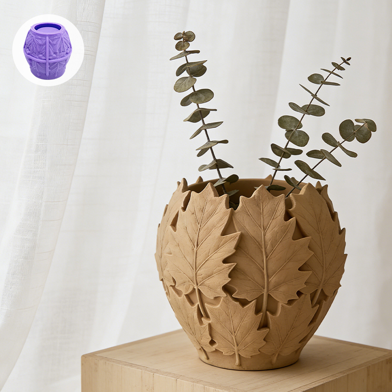 Leaves-shaped silicone art mol - đánh giá và giá Potsticker Mold