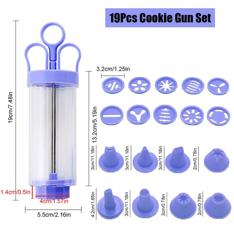 BOZZH DIY Manual Cookie Press  - đánh giá và giá Churros Maker Gun