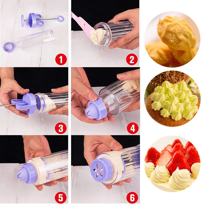 BOZZH DIY Manual Cookie Press  - đánh giá và giá Churros Maker Gun