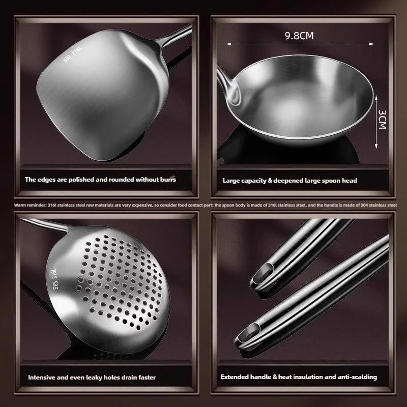 316 Stainless Steel Wok Spatul - đánh giá và giá Okonomiyaki Spatula