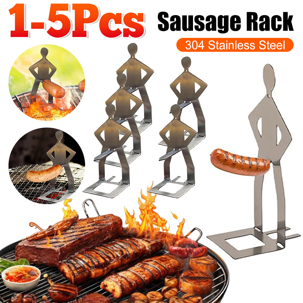 1-5PCS Stainless Steel BBQ Sau - đánh giá và giá Hot Dog Press