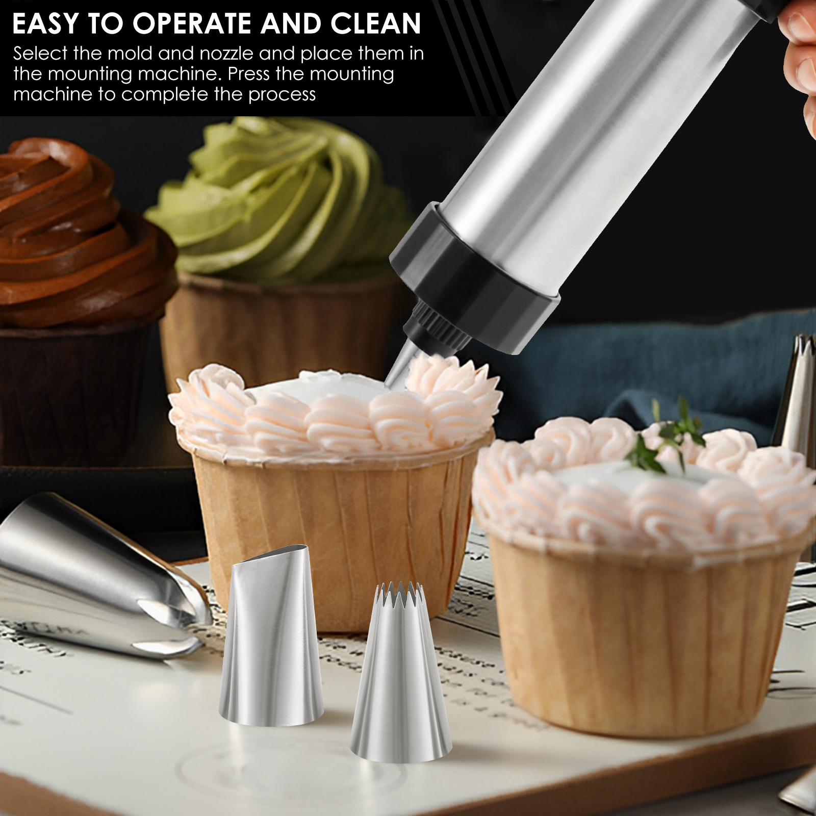 Stainless Steel Cookie Gun Chu - đánh giá và giá Churros Maker Gun