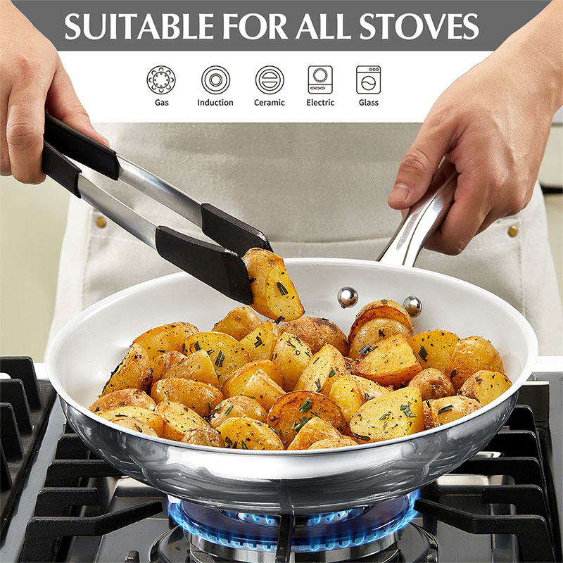 Premium Stainless Steel Frying - đánh giá và giá Egg Waffle Pan